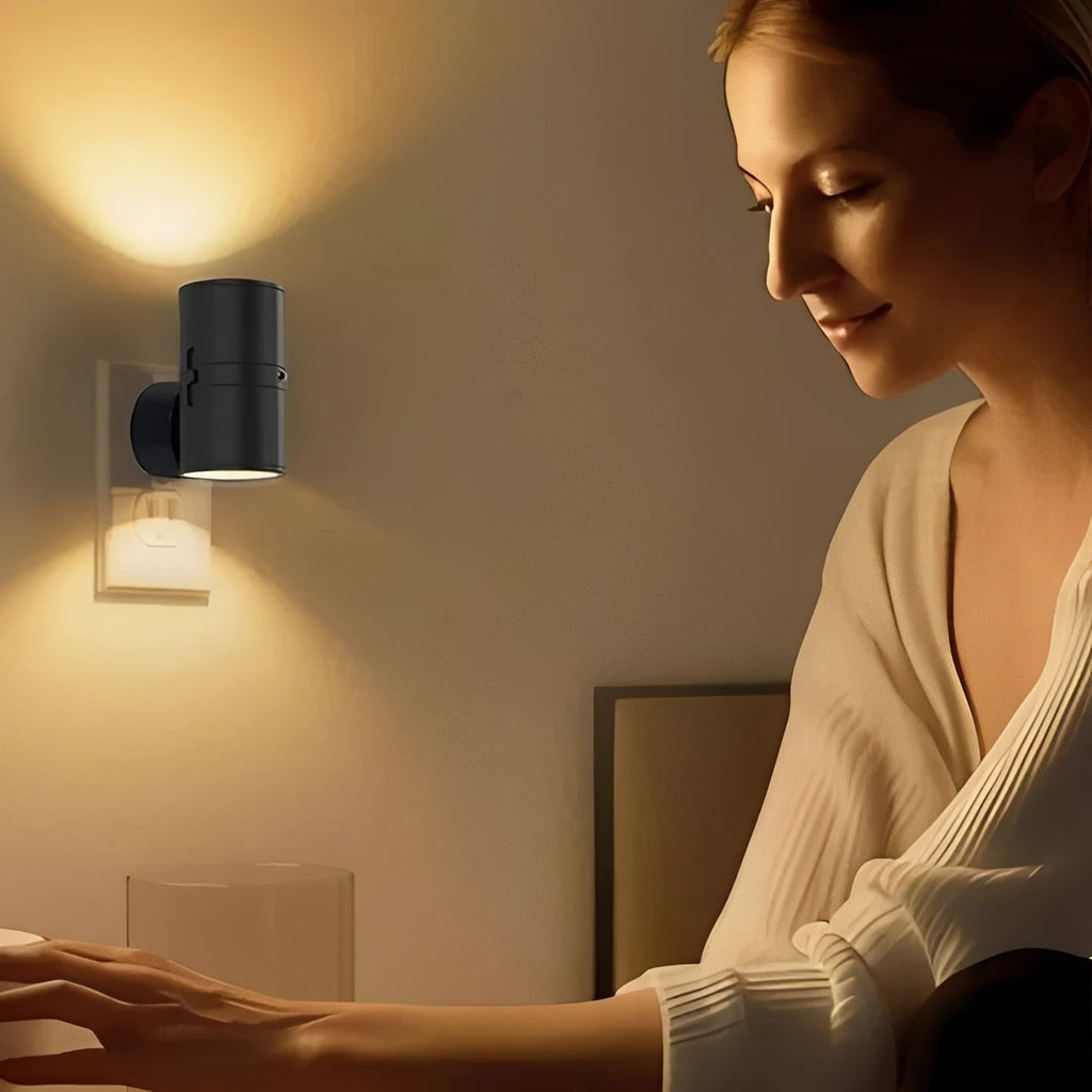 Smart Plug-In LED Night Light with Light Sensor - Energy Efficient & Auto-On/Off for Home Safety
