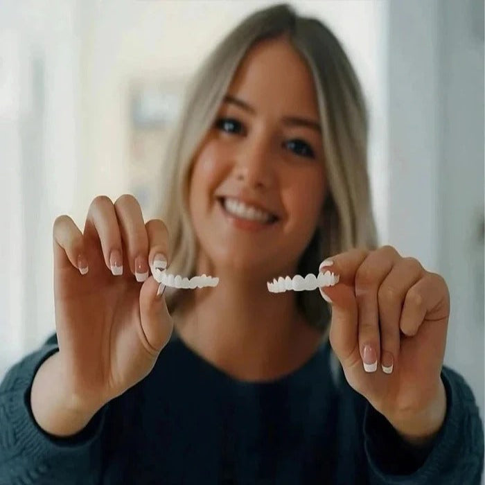 Clip-On Cosmetic Veneers & Temporary Tooth Covers for Instant Smile Makeover | Easy Fit, Natural Look