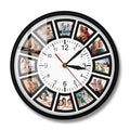 Personalized Customizable Wall Clock - Unique Design Options for Home Decor