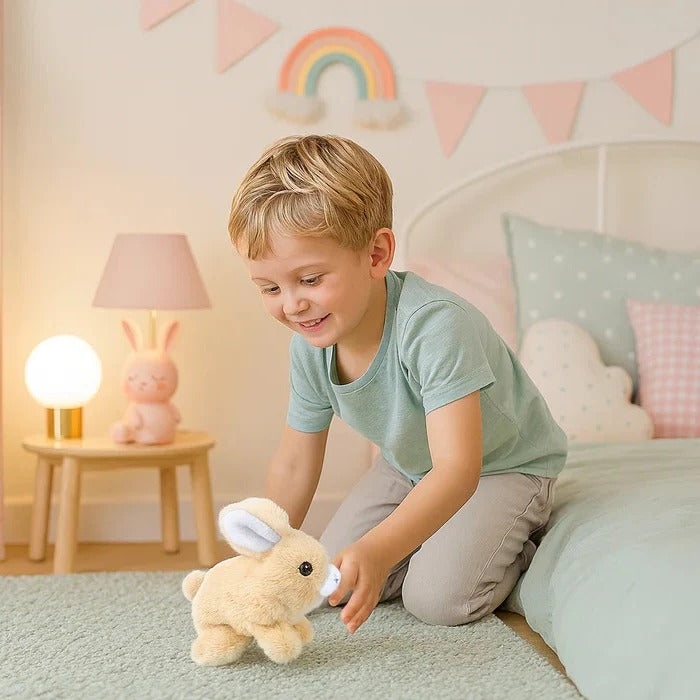 Interactive Bunny Toy with Motion & Sound Effects - Perfect for Kids' Playtime