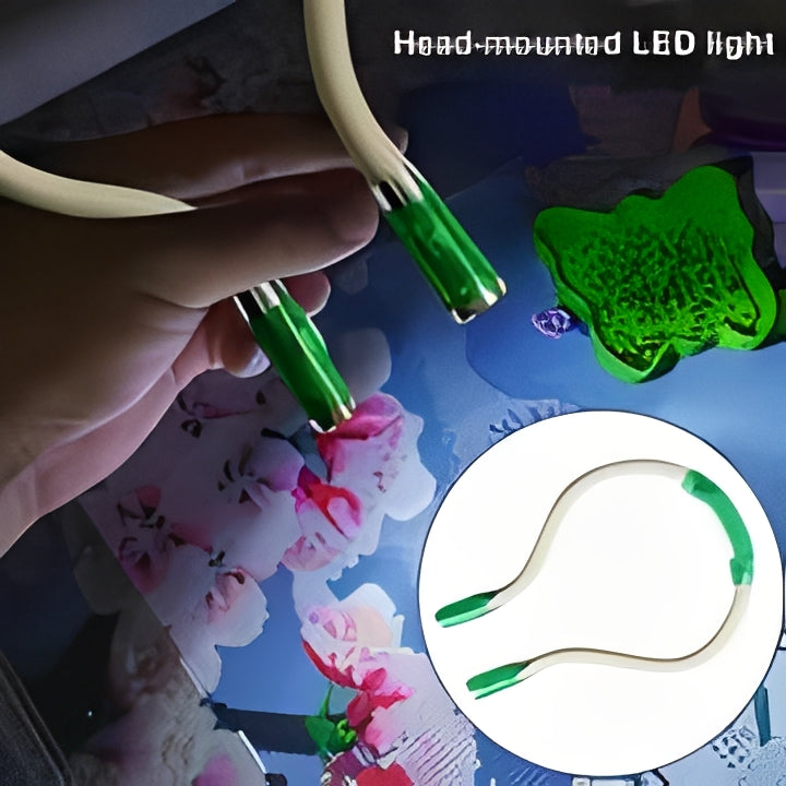 Adjustable LED Flexible Neck Reading Light - Perfect for Bedside & Travel
