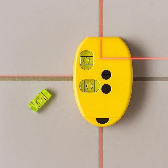Precision Laser Level Tool with 90-Degree Angle Accuracy - Ideal for Professional and DIY Projects