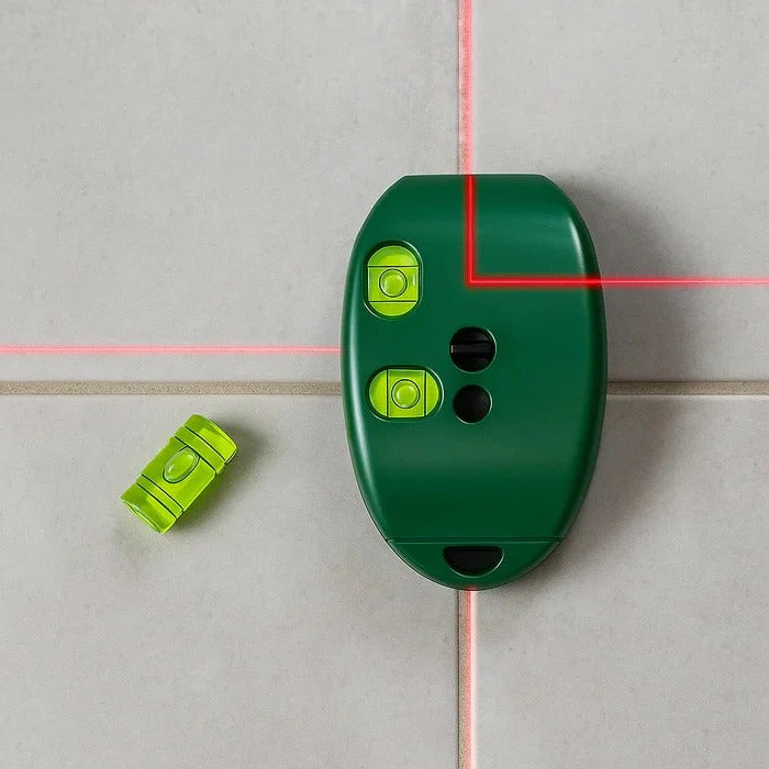 Precision Laser Level Tool with 90-Degree Angle Accuracy - Ideal for Professional and DIY Projects