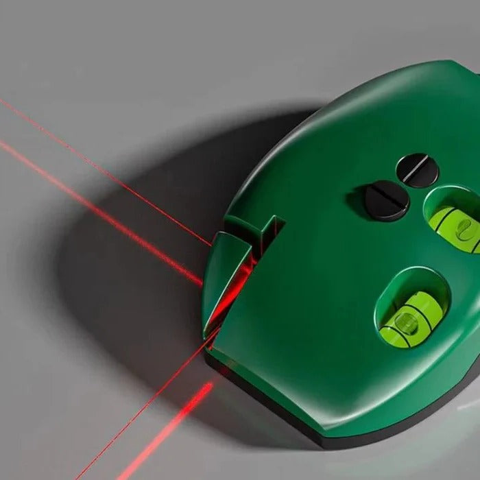 Precision Laser Level Tool with 90-Degree Angle Accuracy - Ideal for Professional and DIY Projects
