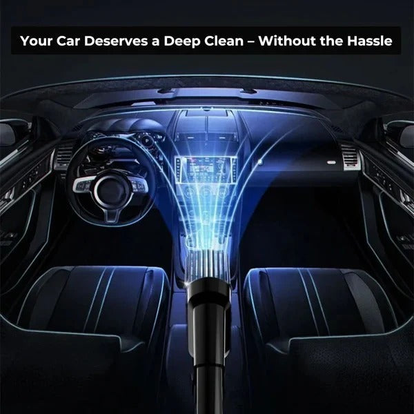 Portable Cordless Handheld Car Vacuum - Lightweight, Powerful Suction for Easy Cleaning
