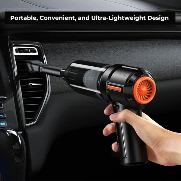 Portable Cordless Handheld Car Vacuum - Lightweight, Powerful Suction for Easy Cleaning