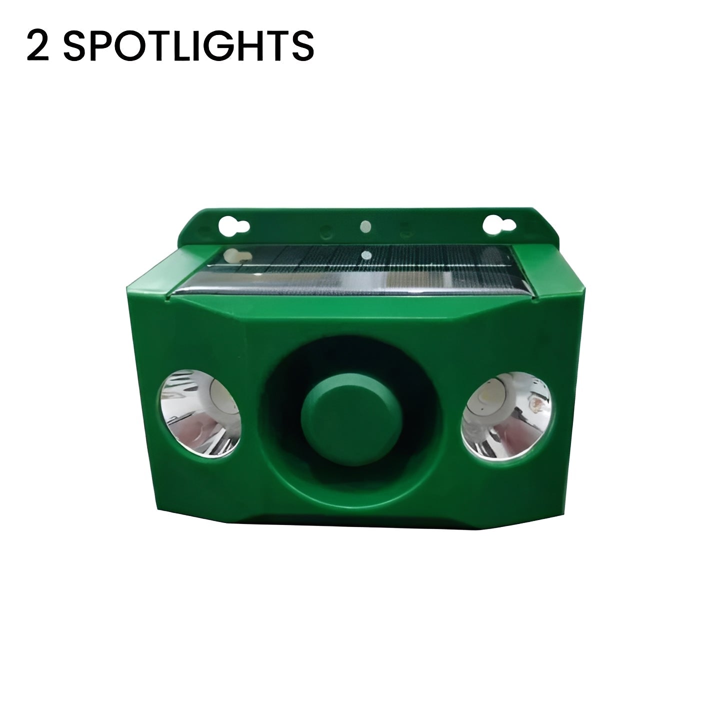 Solar-Powered Animal Repellent with Motion-Activated Warning Light System - Eco-Friendly Pest Control Solution