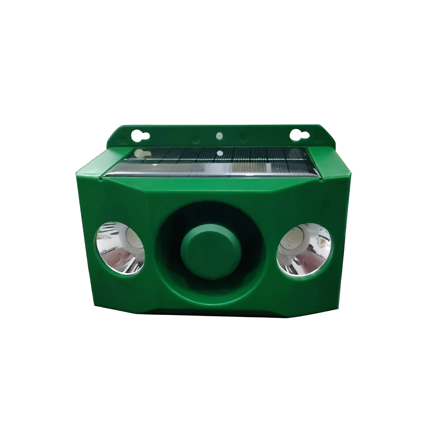 Solar-Powered Animal Repellent with Motion-Activated Warning Light System - Eco-Friendly Pest Control Solution