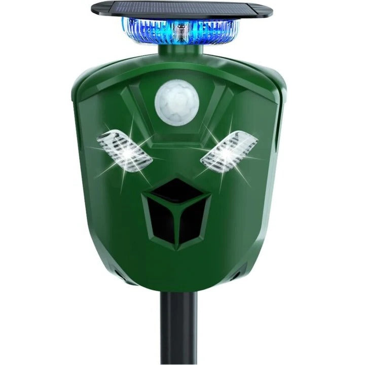 360° Solar Ultrasonic Animal Repeller - Eco-Friendly Pest Control Device