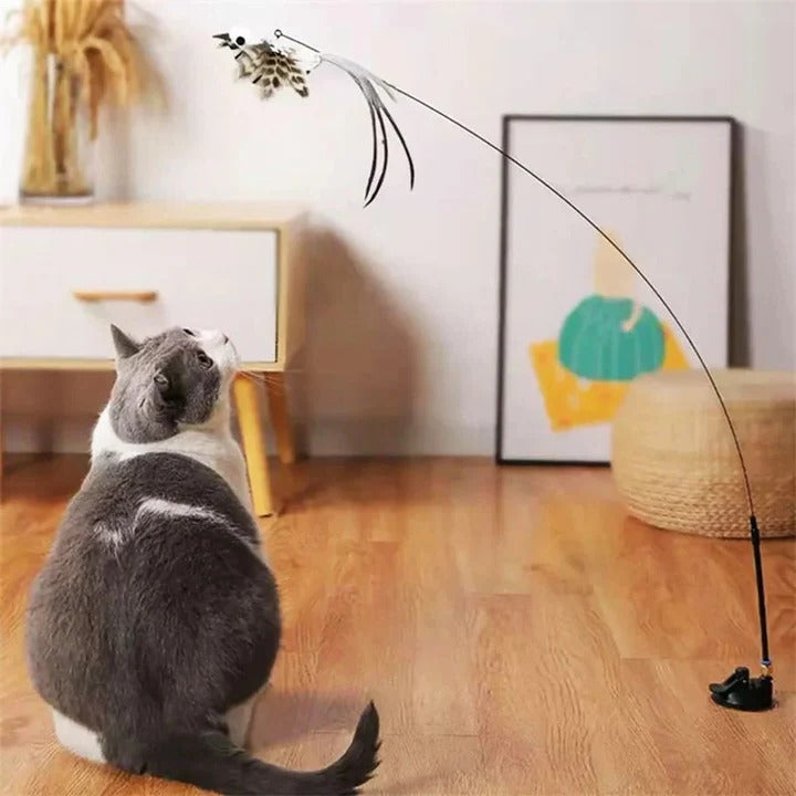 Interactive Plush Bird Cat Toy Set - Engaging Soft Toys for Cats & Kittens