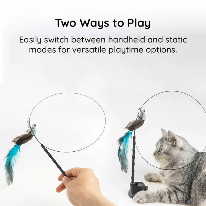 Interactive Plush Bird Cat Toy Set - Engaging Soft Toys for Cats & Kittens