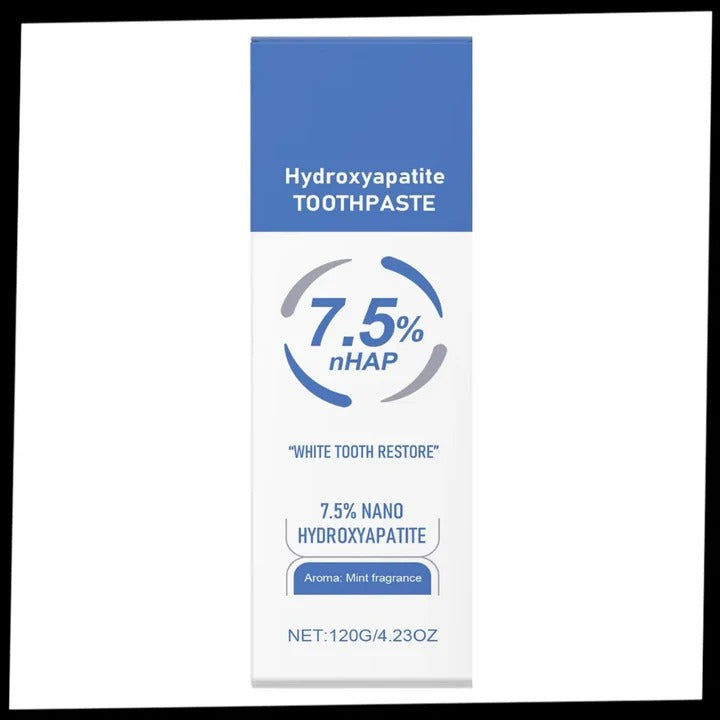 Nano Hydroxyapatite Toothpaste - Gentle Low Abrasive Formula for Effective Whitening & Enamel Protection
