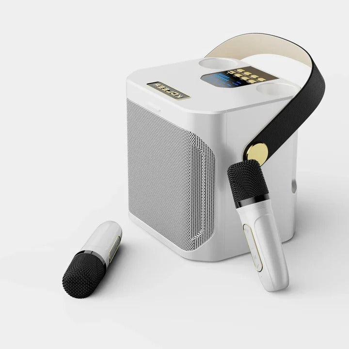 Portable 360° Bluetooth Karaoke Speaker - Wireless Sound System with Enhanced Audio Quality