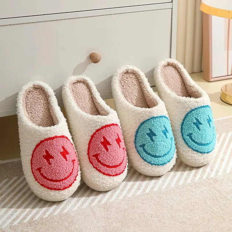 Cozy Plush Platform Slippers with Non-Slip Sole – Perfect for Indoor Winter Comfort