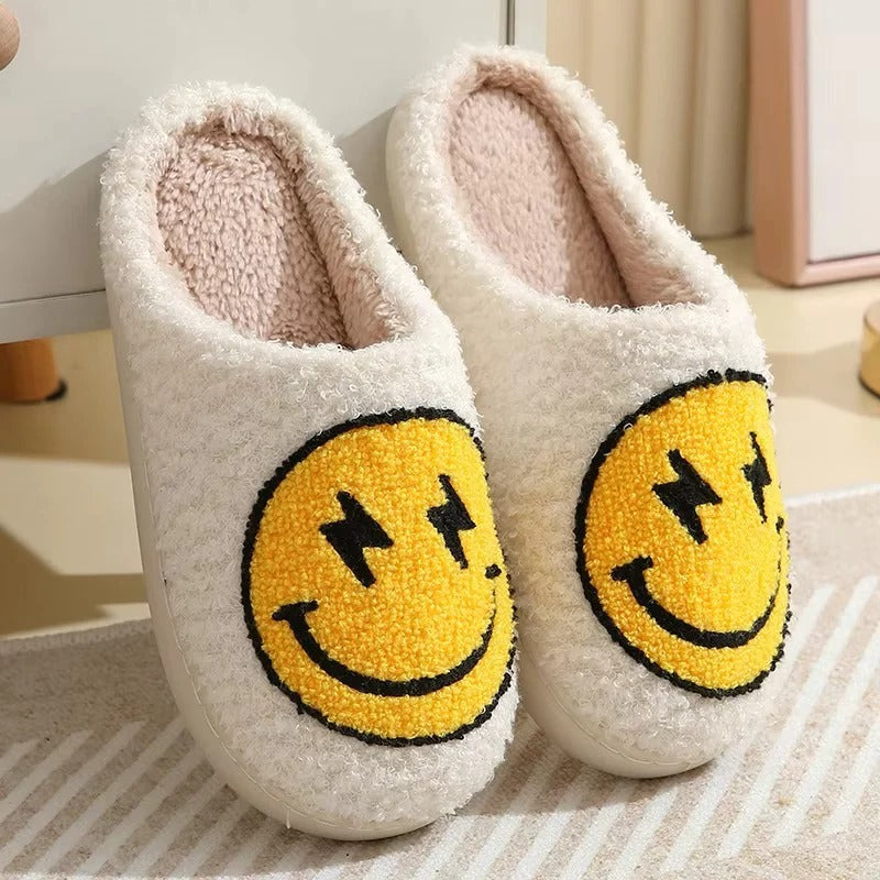 Cozy Plush Platform Slippers with Non-Slip Sole – Perfect for Indoor Winter Comfort