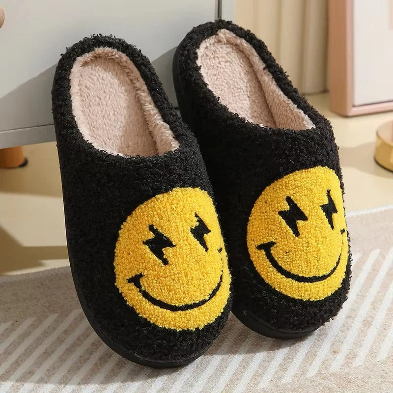 Cozy Plush Platform Slippers with Non-Slip Sole – Perfect for Indoor Winter Comfort
