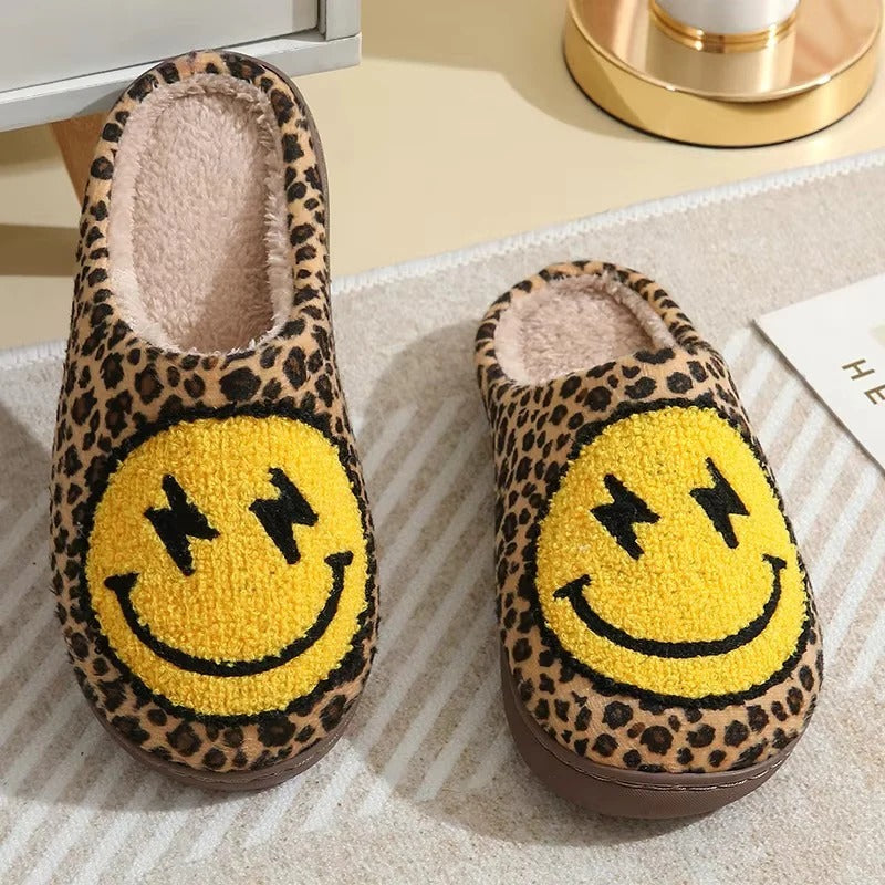Cozy Plush Platform Slippers with Non-Slip Sole – Perfect for Indoor Winter Comfort