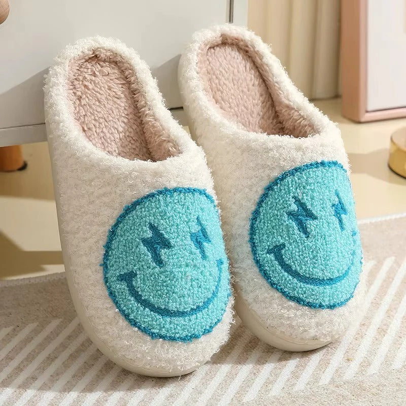 Cozy Plush Platform Slippers with Non-Slip Sole – Perfect for Indoor Winter Comfort