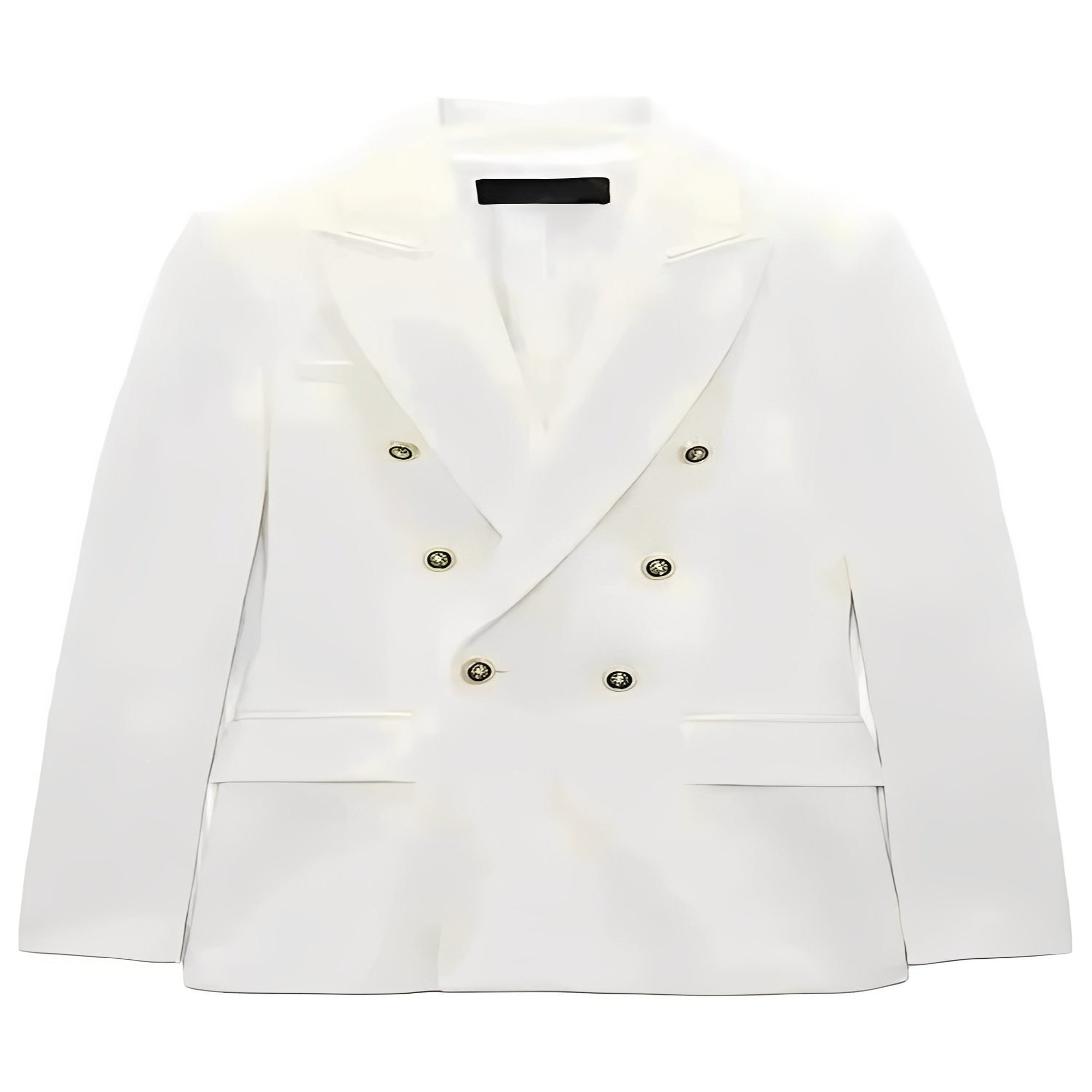 Women's Long Sleeve V-Neck Blazer with Button Front - Stylish & Versatile Jacket for Work & Casual Wear