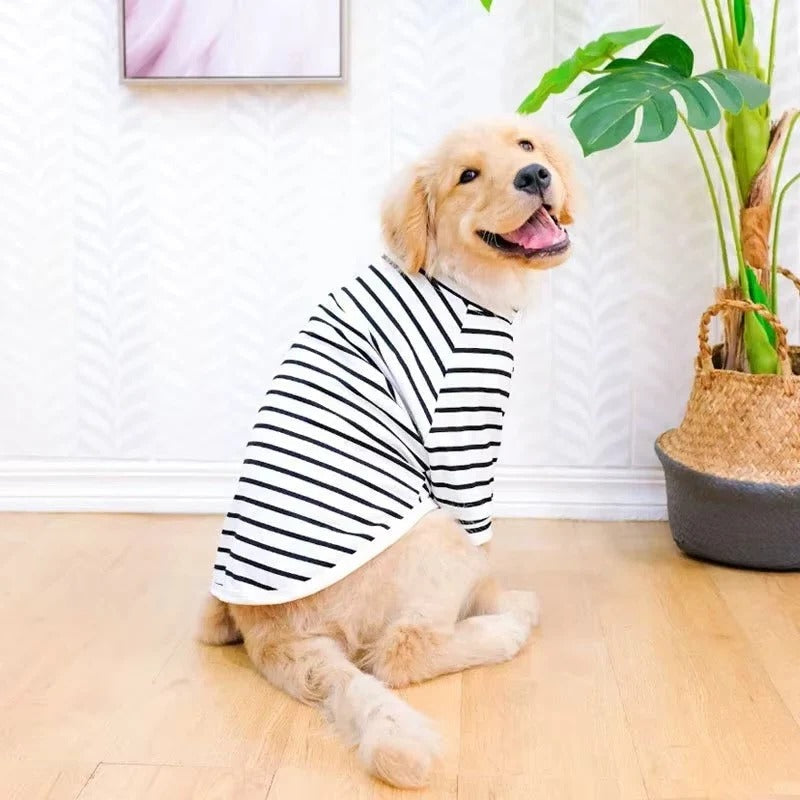 Large Breed Dog Shirt - Breathable Cotton Fabric for Ultimate Comfort & Style