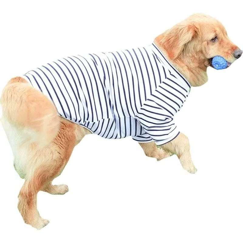 Large Breed Dog Shirt - Breathable Cotton Fabric for Ultimate Comfort & Style
