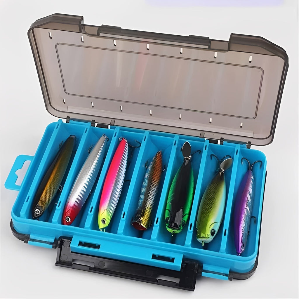 Premium Double-Sided Fishing Tackle Box with Versatile Compartment Storage – Ideal for Organizing Lures, Baits, and Accessories