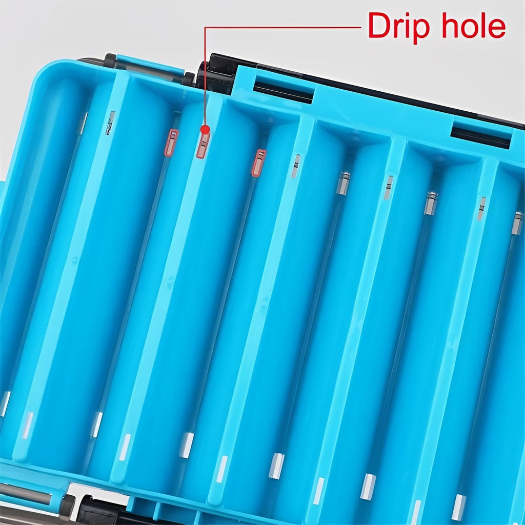 Premium Double-Sided Fishing Tackle Box with Versatile Compartment Storage – Ideal for Organizing Lures, Baits, and Accessories
