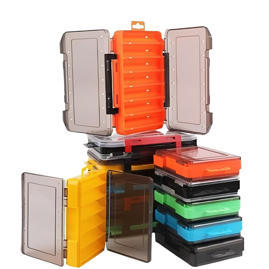 Premium Double-Sided Fishing Tackle Box with Versatile Compartment Storage – Ideal for Organizing Lures, Baits, and Accessories