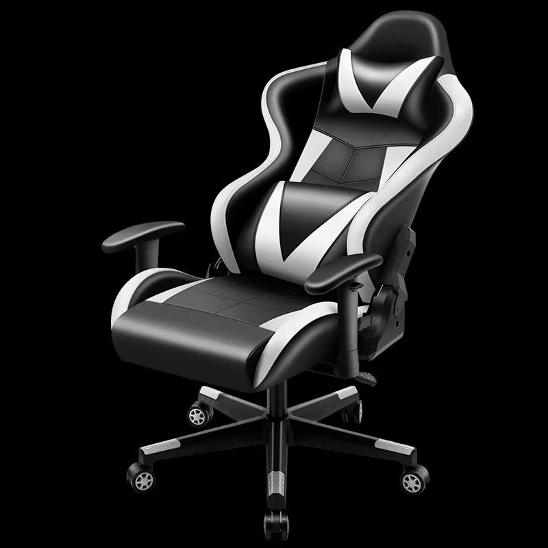 Ergonomic Gaming Chair with 180° Recline, Adjustable Armrests & Lumbar Support - Ultimate Comfort for Gamers