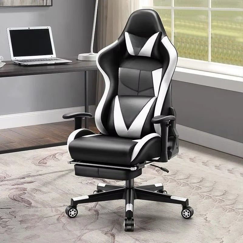 Ergonomic Gaming Chair with 180° Recline, Adjustable Armrests & Lumbar Support - Ultimate Comfort for Gamers