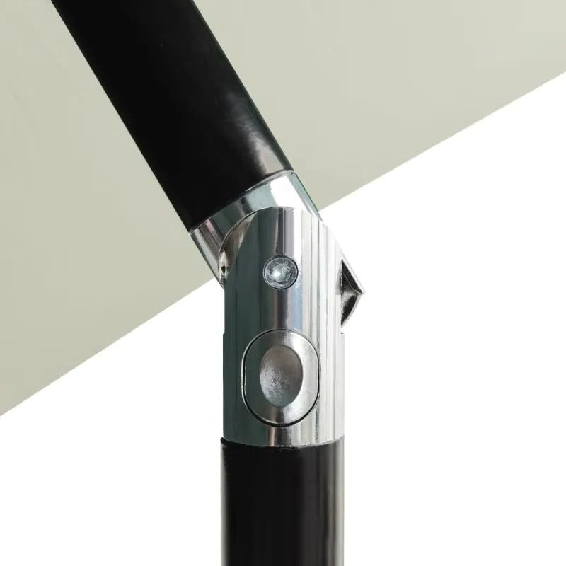 3-Tier Patio Umbrella with Crank Tilt & Durable Aluminum Pole - Perfect for Outdoor Shade & Sun Protection