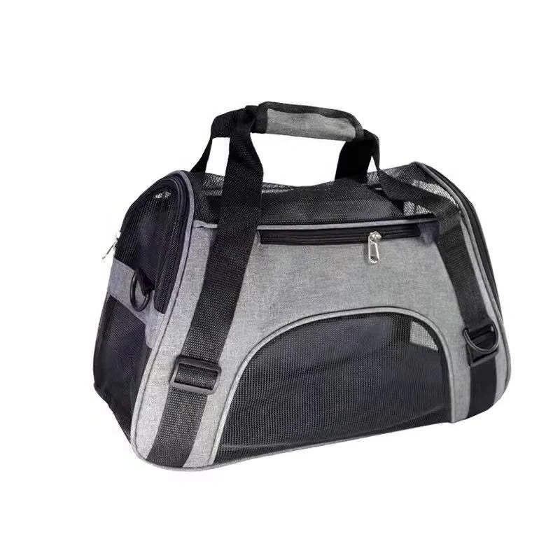 Lightweight Breathable Mesh Pet Carrier Bag for Small Dogs & Cats - Comfortable Travel Solution