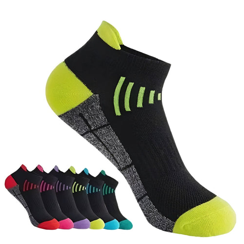 6-Pair Low Cut Athletic Socks - Moisture-Wicking Performance Socks for Sports & Active Lifestyle
