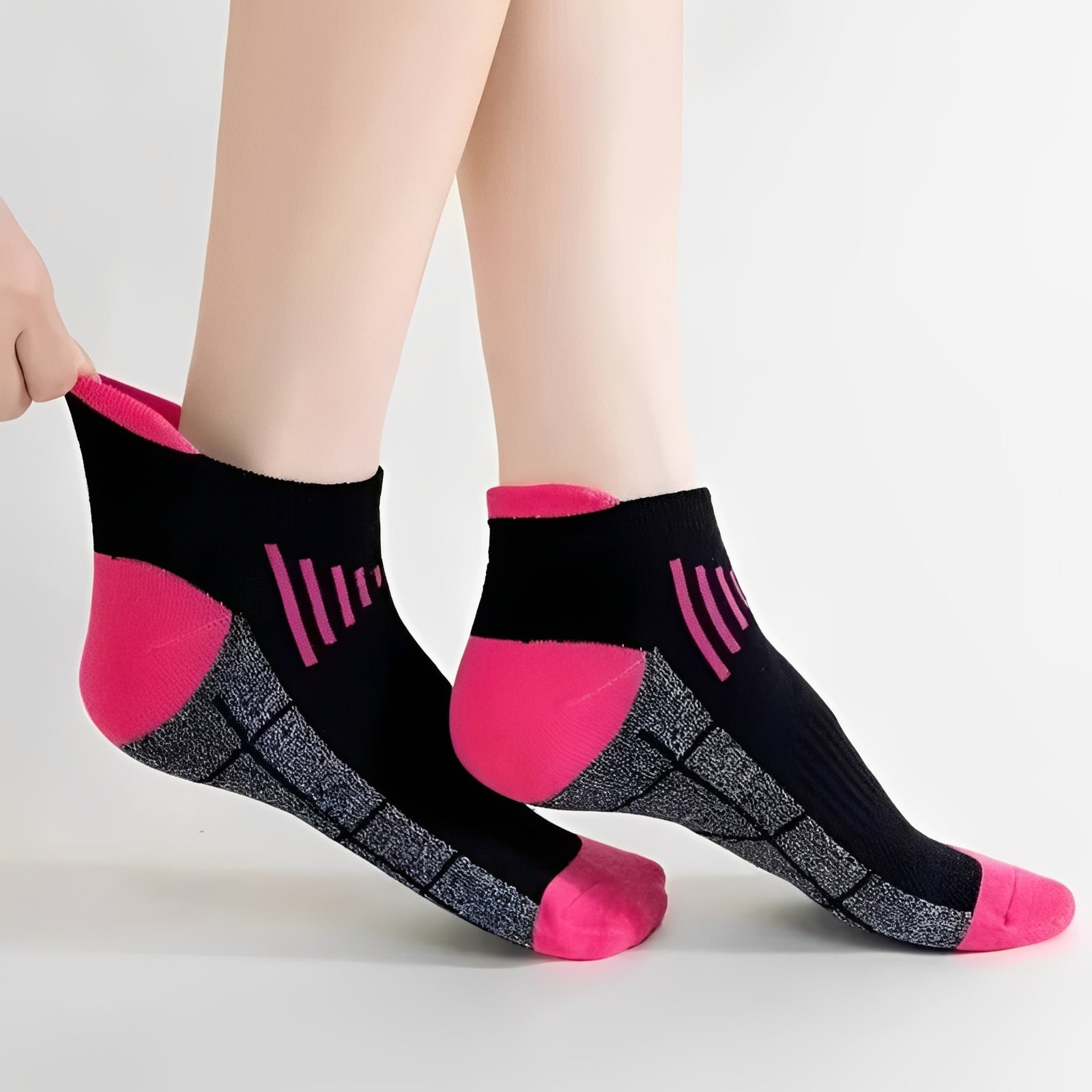 6-Pair Low Cut Athletic Socks - Moisture-Wicking Performance Socks for Sports & Active Lifestyle