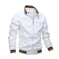 Men's Lightweight Zip Front Bomber Jacket - Stylish & Comfortable Outerwear