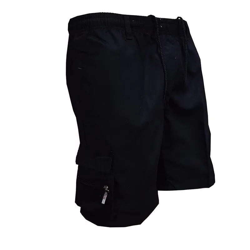 Men's Relaxed Fit Cargo Shorts - Multi-Pocket Design for Comfort and Versatility