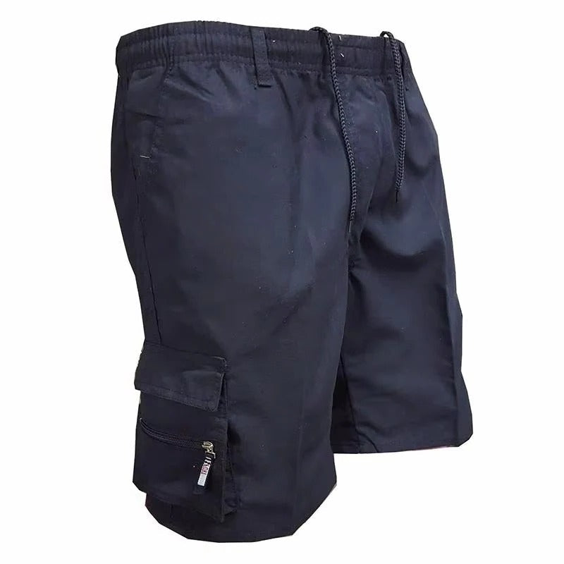 Men's Relaxed Fit Cargo Shorts - Multi-Pocket Design for Comfort and Versatility