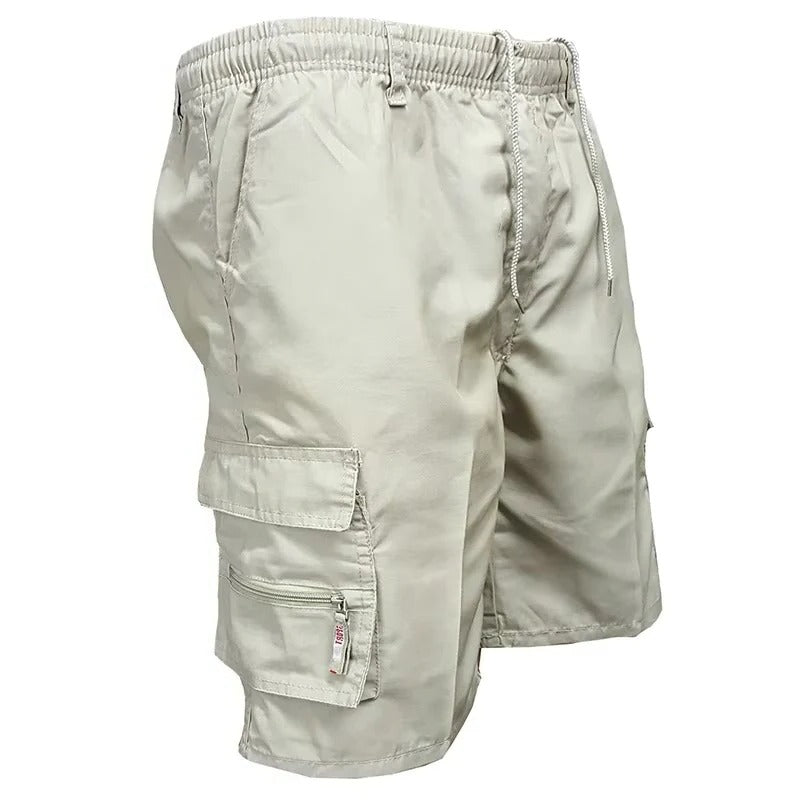 Men's Relaxed Fit Cargo Shorts - Multi-Pocket Design for Comfort and Versatility