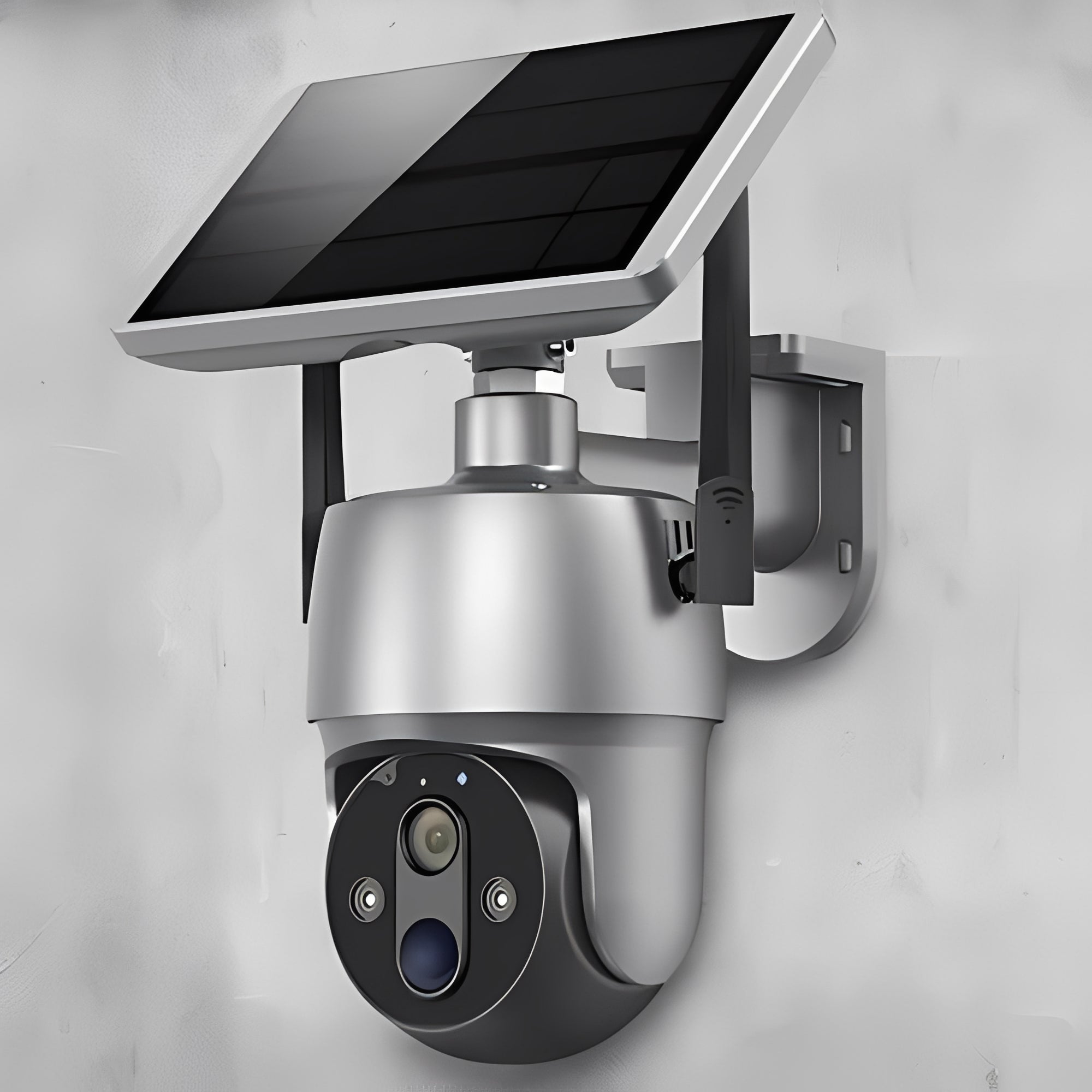 Solar-Powered Outdoor Security Camera - Wireless Surveillance System with HD Night Vision & Motion Detection
