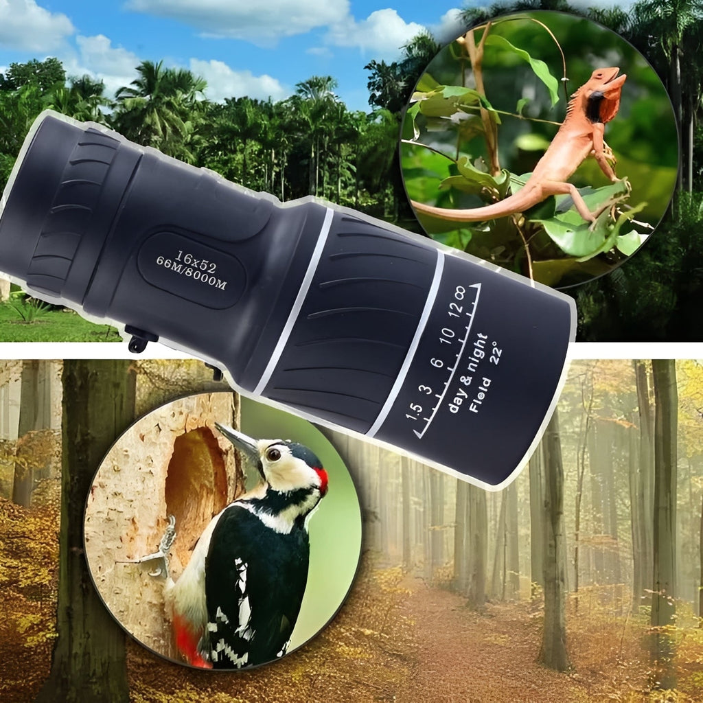 High-Power Adjustable Monocular with Zoom Lens for Long-Distance Viewing – Perfect for Birdwatching, Hiking, and Outdoor Adventures