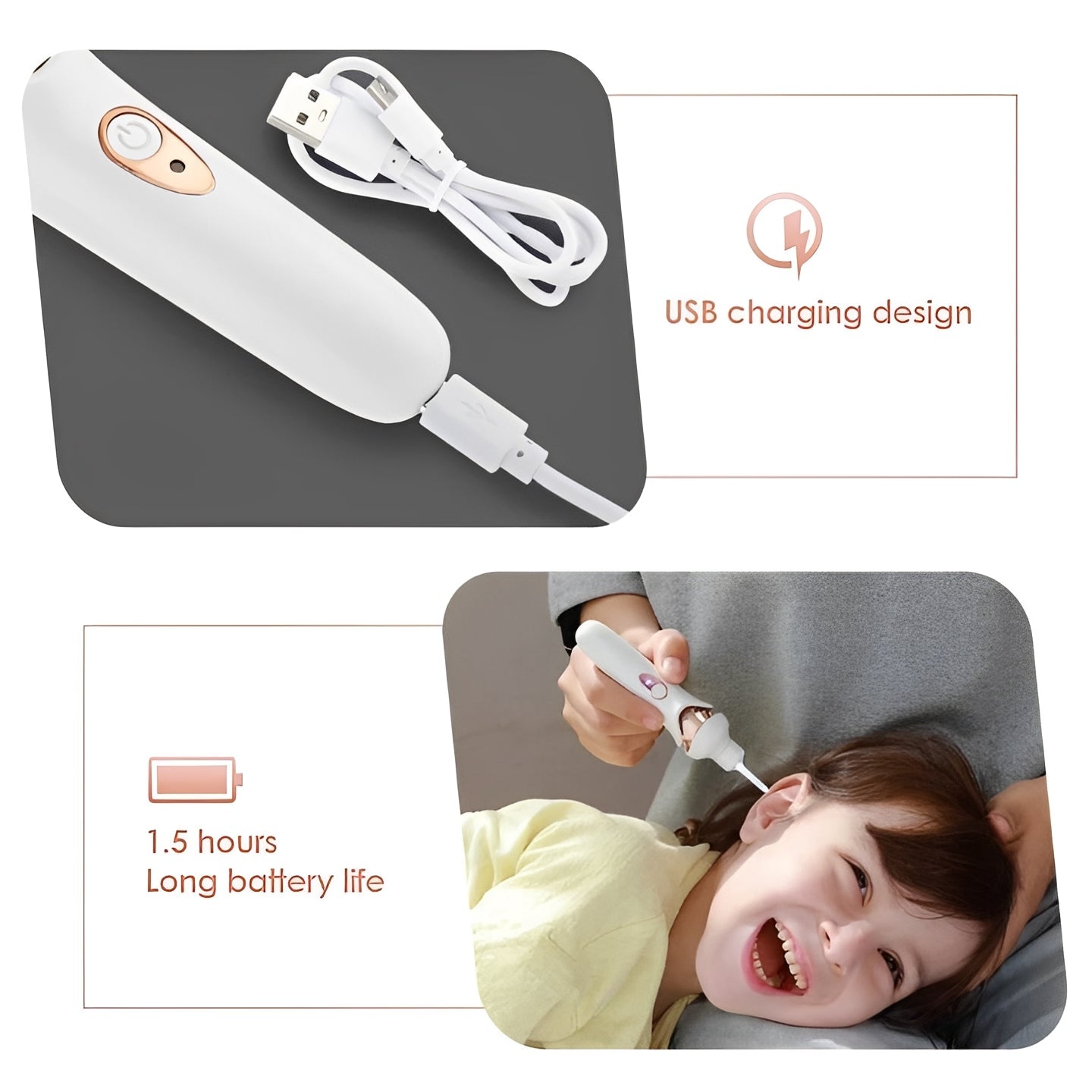 Premium Vacuum Ear Cleaner for Safe & Gentle Earwax Removal – Effective Ear Hygiene Solution