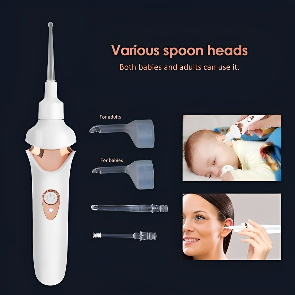 Premium Vacuum Ear Cleaner for Safe & Gentle Earwax Removal – Effective Ear Hygiene Solution