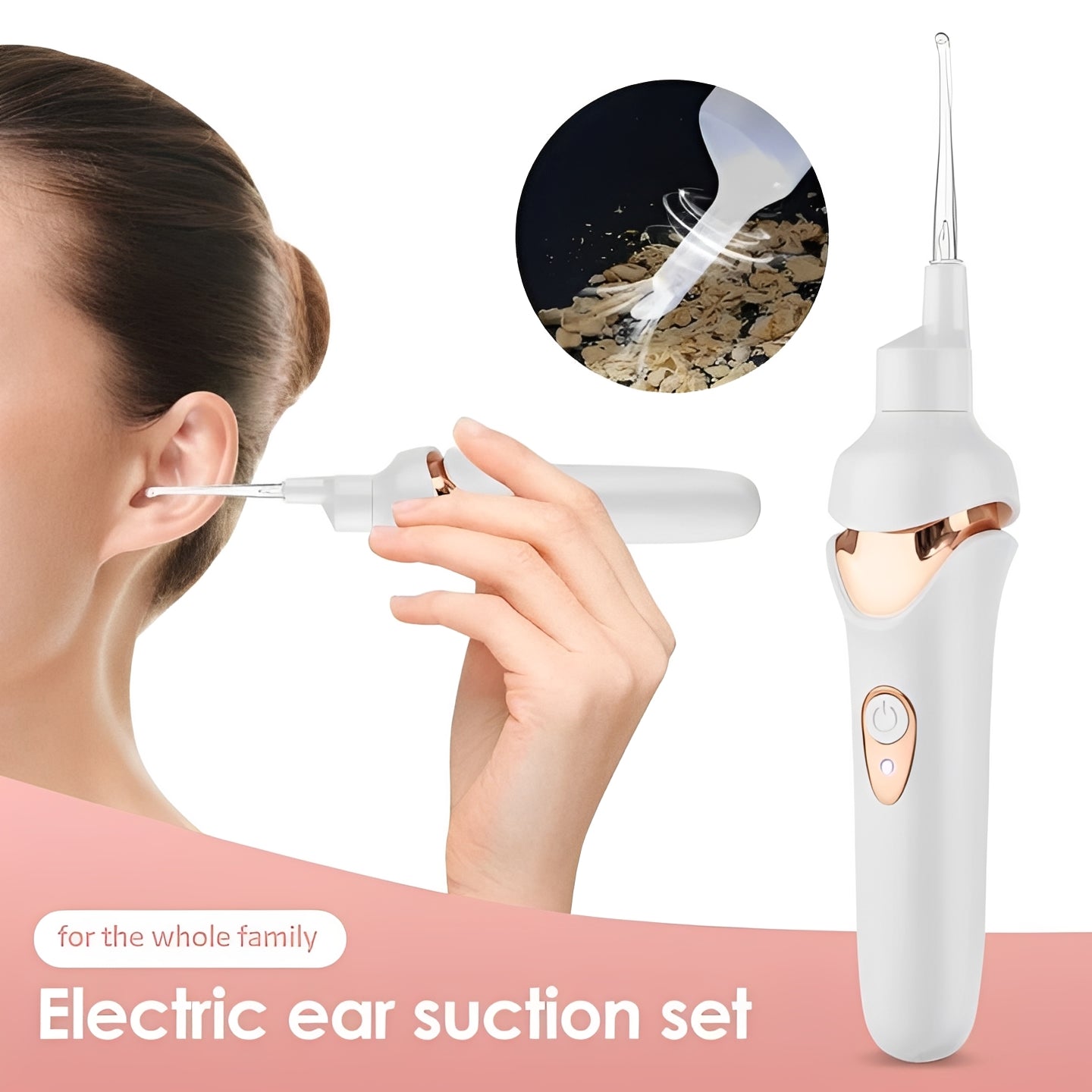 Premium Vacuum Ear Cleaner for Safe & Gentle Earwax Removal – Effective Ear Hygiene Solution