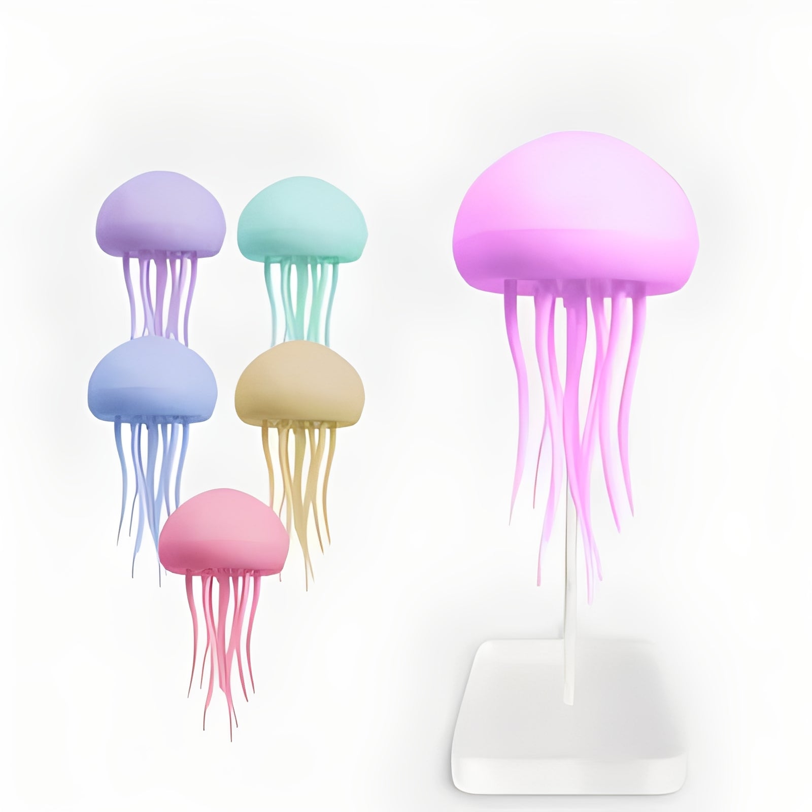 LED Jellyfish Lamp - Realistic Swimming Animation Effect | Mood Lighting for Home Decor