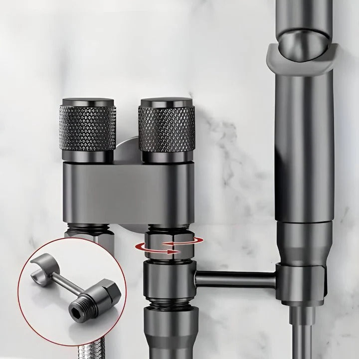 Premium Handheld Toilet Bidet Sprayer with Wall Mount – Adjustable Pressure, Easy Installation, Hygienic & Eco-Friendly