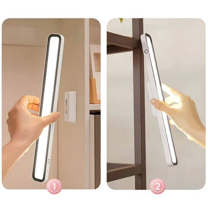 Rechargeable Magnetic LED Strip Light - Portable, Versatile Lighting Solution for Home & Outdoor Use