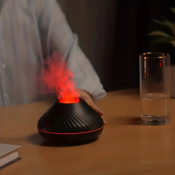Ultrasonic Aroma Diffuser & Humidifier with Soft LED Lighting - Essential Oil Diffuser for Home & Office