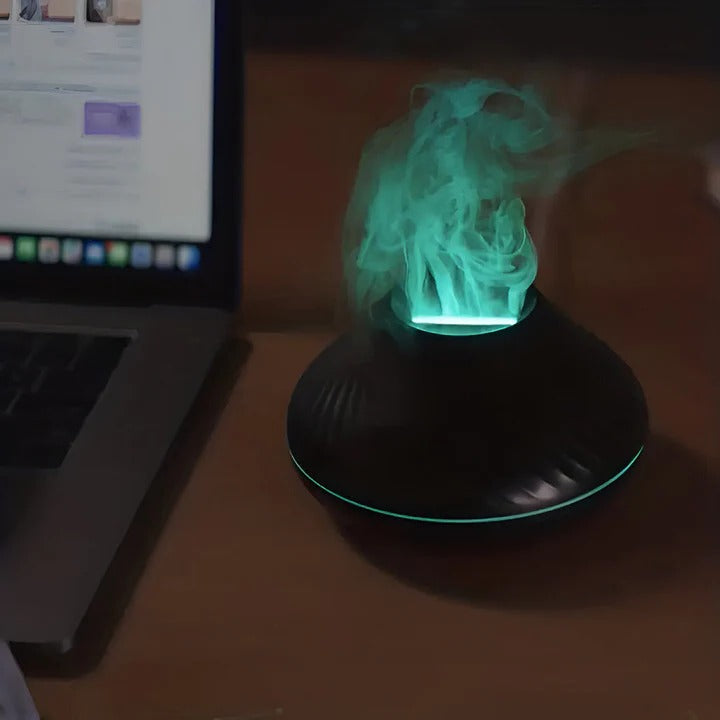 Ultrasonic Aroma Diffuser & Humidifier with Soft LED Lighting - Essential Oil Diffuser for Home & Office