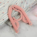 Compact Portable Foldable Travel Clothes Hanger - Space-Saving Garment Organizer for Easy Packing