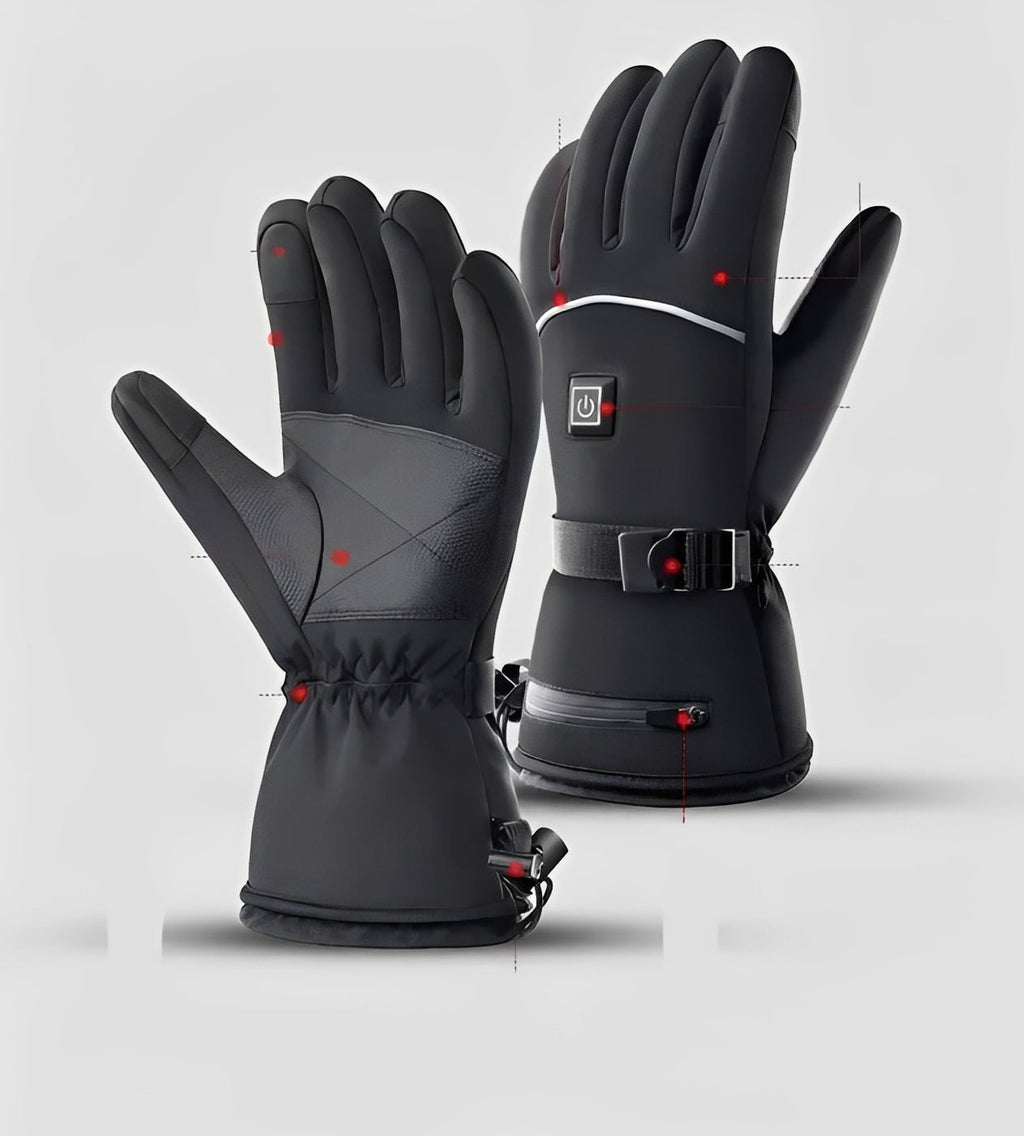 Heated Motorcycle Gloves - Electric Heating Function for Ultimate Warmth and Comfort